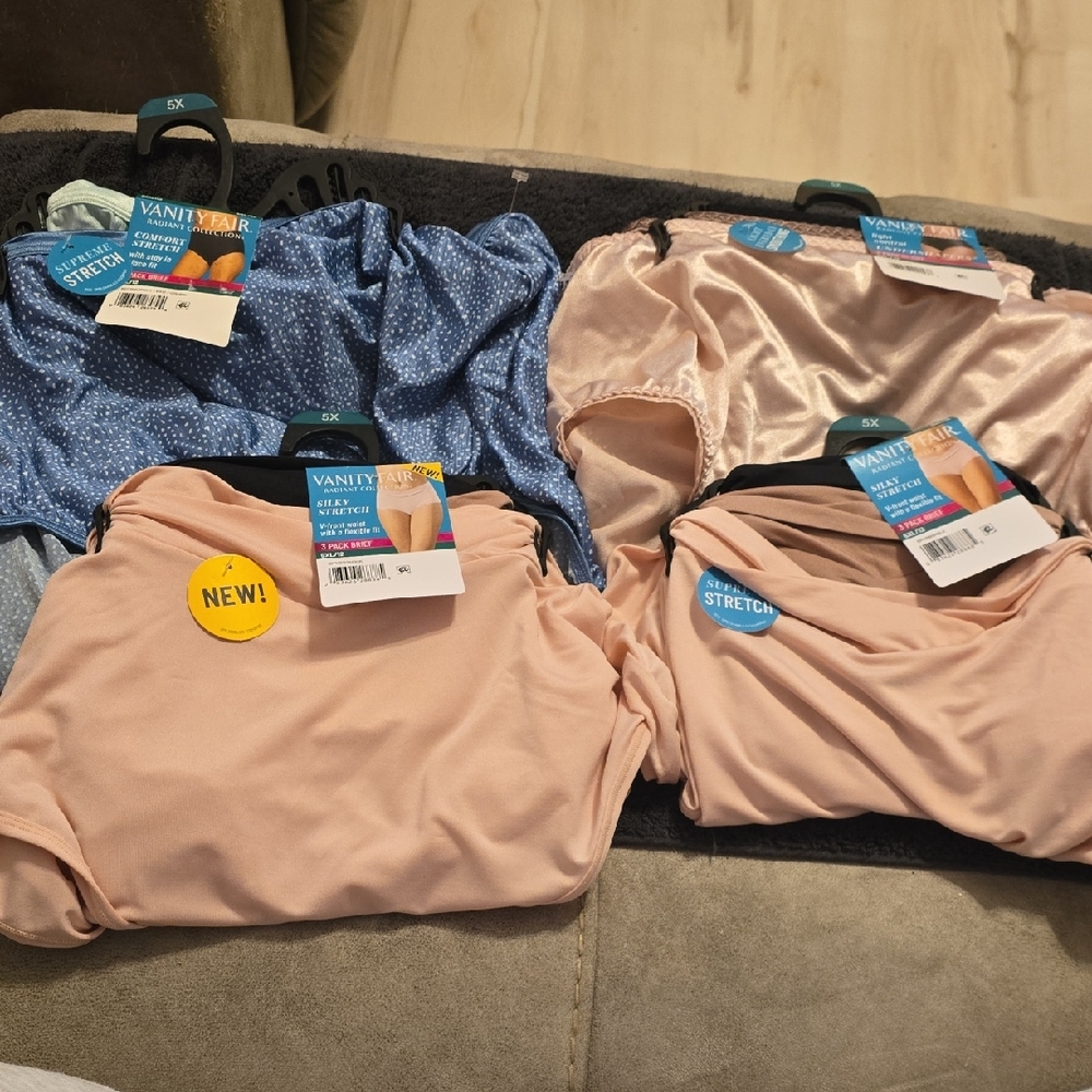 Vanity Fair Women's Size 5XL Bundle- All New In Package